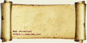 Una Baretić vizit kartica